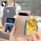 Google Pixel 10 / 10 Pro TPU Back Cover met Kunstleren Wallet Roze afbeelding 5