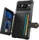 Google Pixel 10 Pro XL TPU Back Cover met Kunstleren Wallet Zwart afbeelding 9