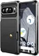 Google Pixel 10 Pro XL TPU Back Cover met Kunstleren Wallet Zwart afbeelding 2