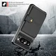 Google Pixel 10 Pro XL TPU Back Cover met Kunstleren Wallet Zwart afbeelding 3