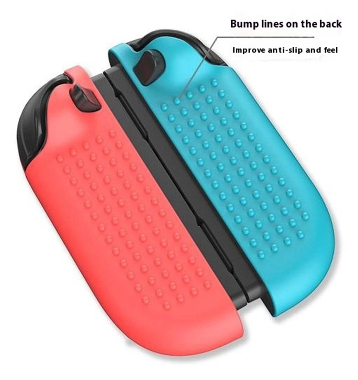 Nintendo Switch 2 Hoesje TPU Case met Siliconen Controllerhoezen Transparant afbeelding 3