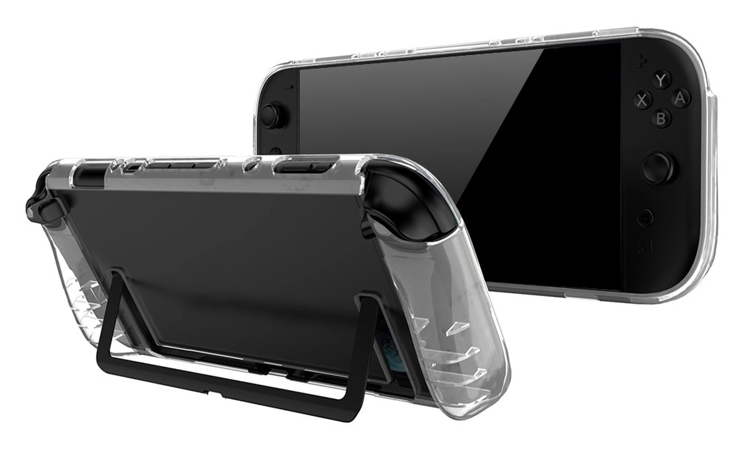 Nintendo Switch 2 Hoesje TPU Case met Siliconen Controllerhoezen Transparant afbeelding 6