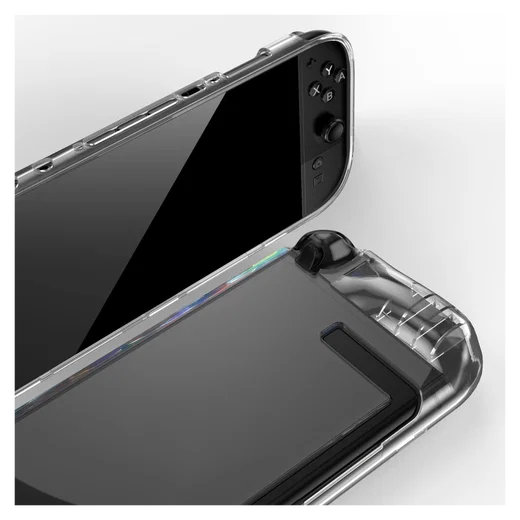 Nintendo Switch 2 Hoesje TPU Case met Siliconen Controllerhoezen Transparant afbeelding 8