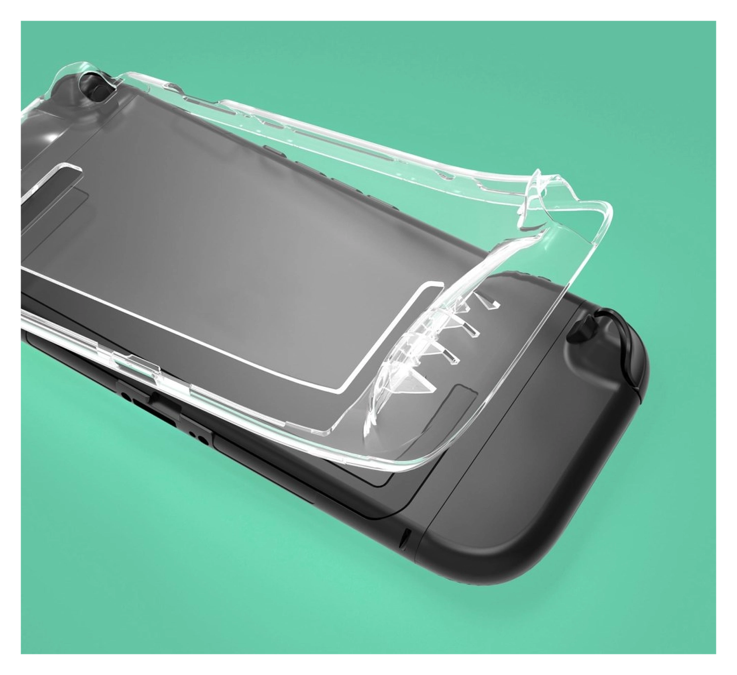 Nintendo Switch 2 Hoesje TPU Case met Siliconen Controllerhoezen Transparant afbeelding 9