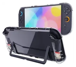 Nintendo Switch 2 Hoesje TPU Schokbestendige Back Cover Case Transparant afbeelding