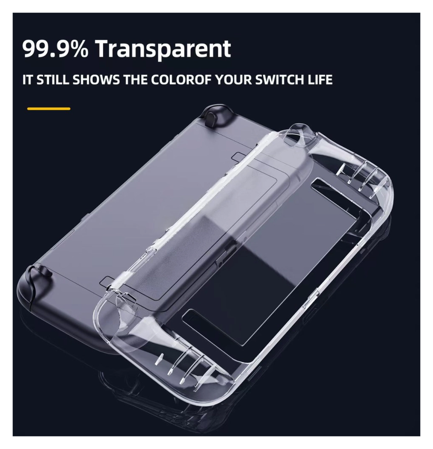 Nintendo Switch 2 Hoesje TPU Schokbestendige Back Cover Case Transparant afbeelding 4