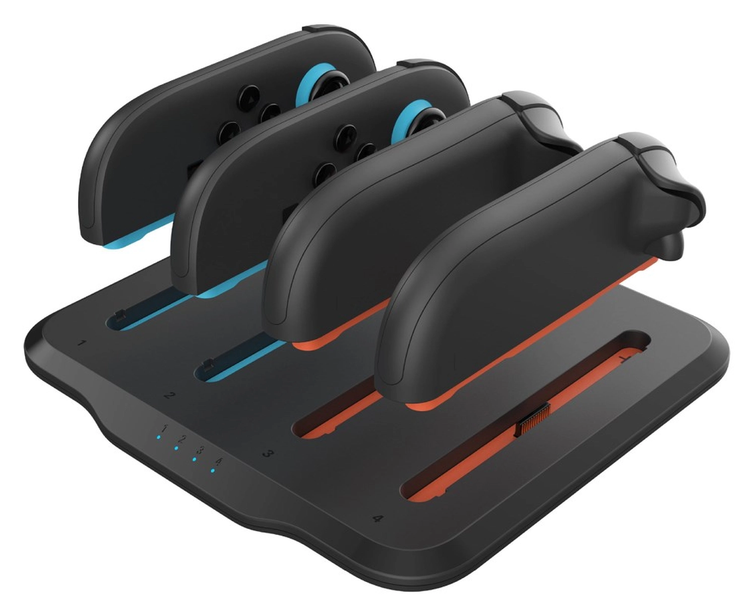 Nintendo Switch 2 Oplaadstation voor 2 Joy-Con Controllers Zwart afbeelding 1