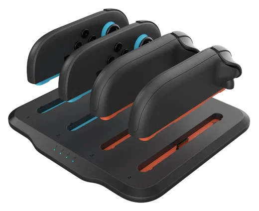 Nintendo Switch 2 Oplaadstation voor 2 Joy-Con Controllers Zwart afbeelding 1