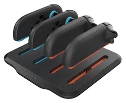 Nintendo Switch 2 Oplaadstation voor 2 Joy-Con Controllers Zwart afbeelding