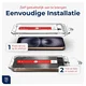 Rosso Apple iPhone Air Tempered Glass met Installatietray Dust Removal afbeelding 2