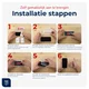 Rosso Apple iPhone 17 Pro Privacy Glass met Installatietray Dust Removal afbeelding 10