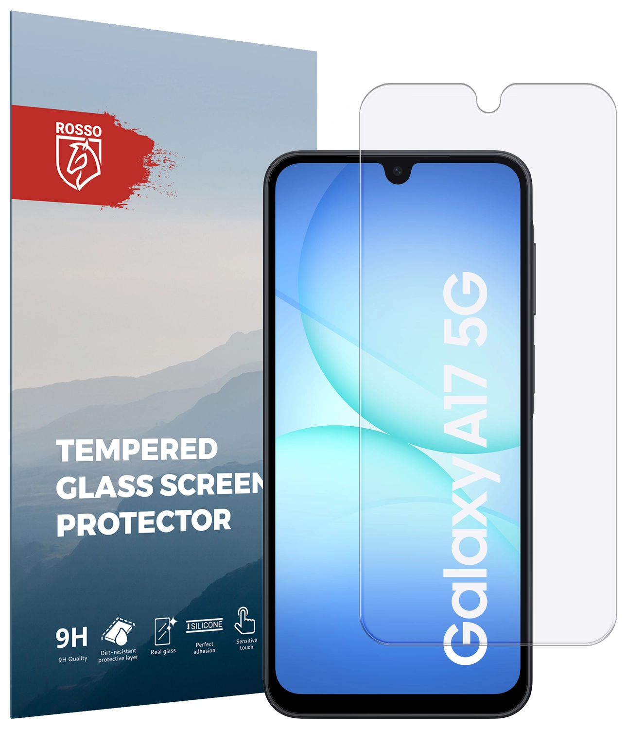 Rosso Samsung Galaxy A17 9H Tempered Glass Screen Protector afbeelding 1
