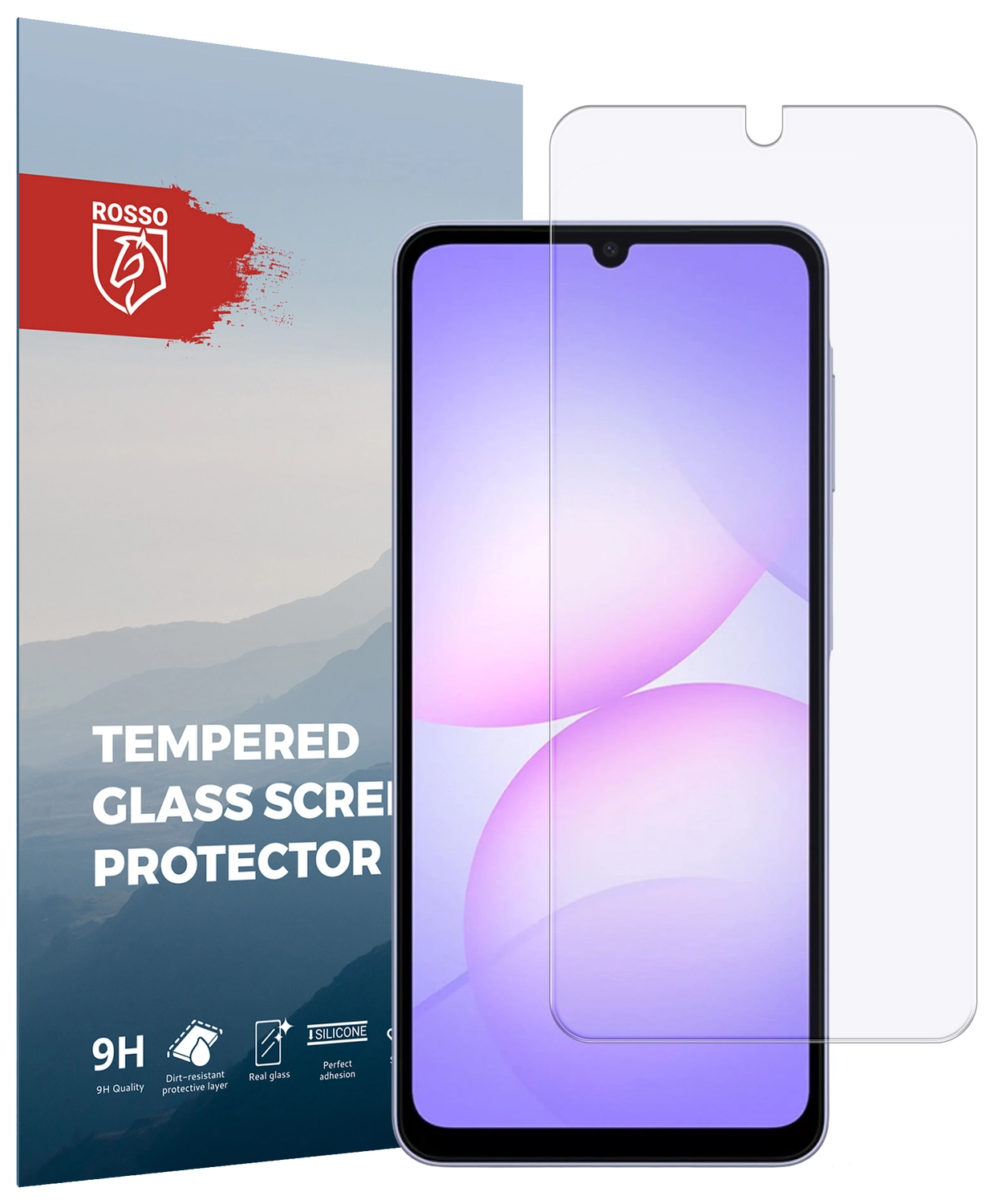Rosso Samsung Galaxy A07 9H Tempered Glass Screen Protector afbeelding 1