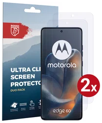 Rosso Motorola Edge 60 Screen Protector Case Friendly Folie Duo Pack afbeelding