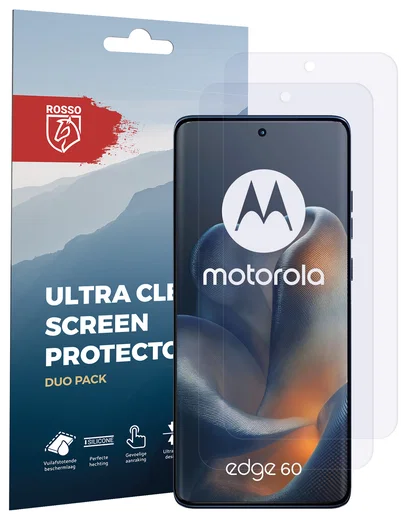 Rosso Motorola Edge 60 Screen Protector Case Friendly Folie Duo Pack afbeelding 8