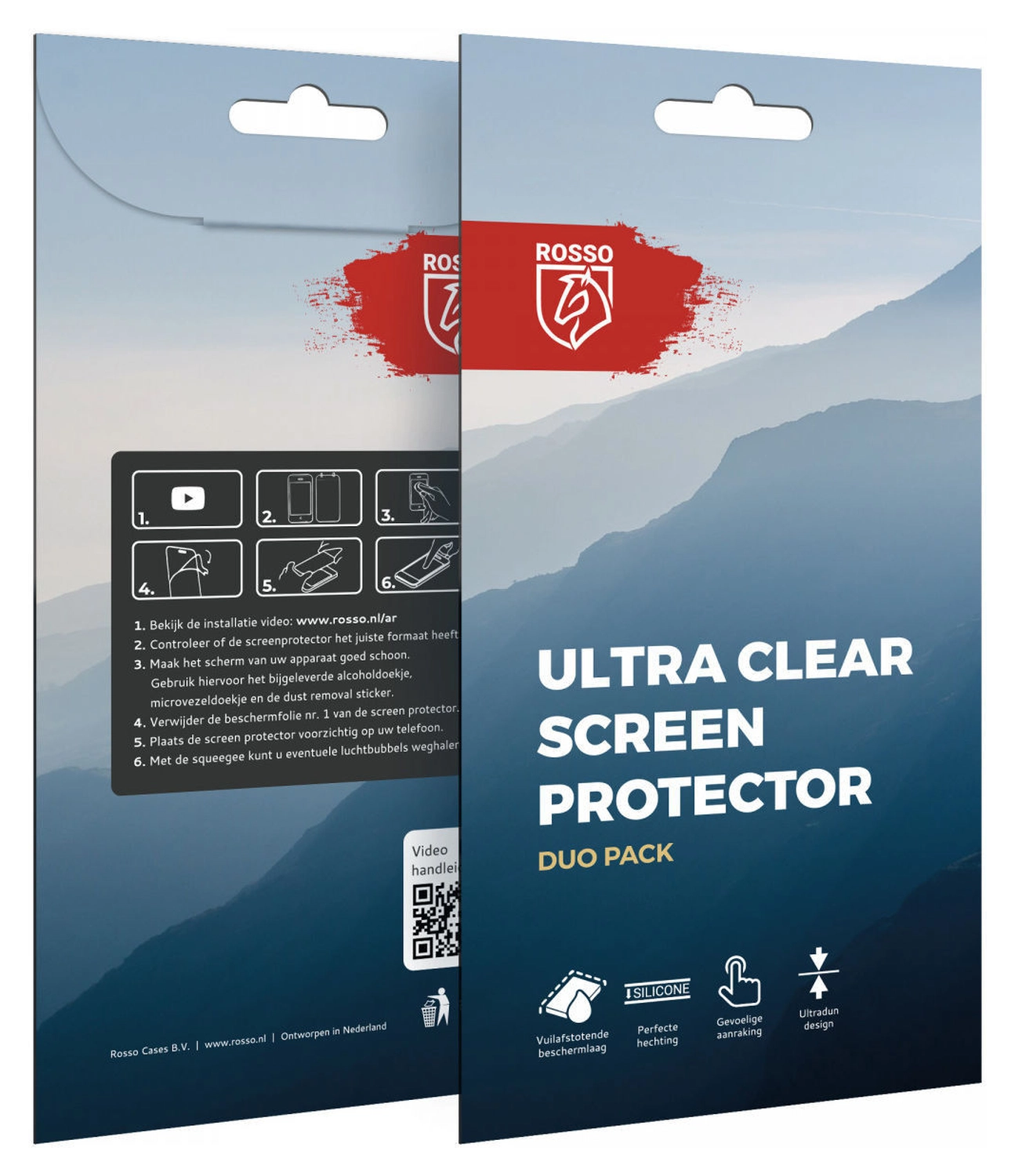 Rosso Samsung Galaxy A17 Screen Protector Case Friendly Folie Duo Pack afbeelding 7