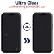 Rosso Samsung Galaxy A07 Screen Protector Case Friendly Folie Duo Pack afbeelding 4