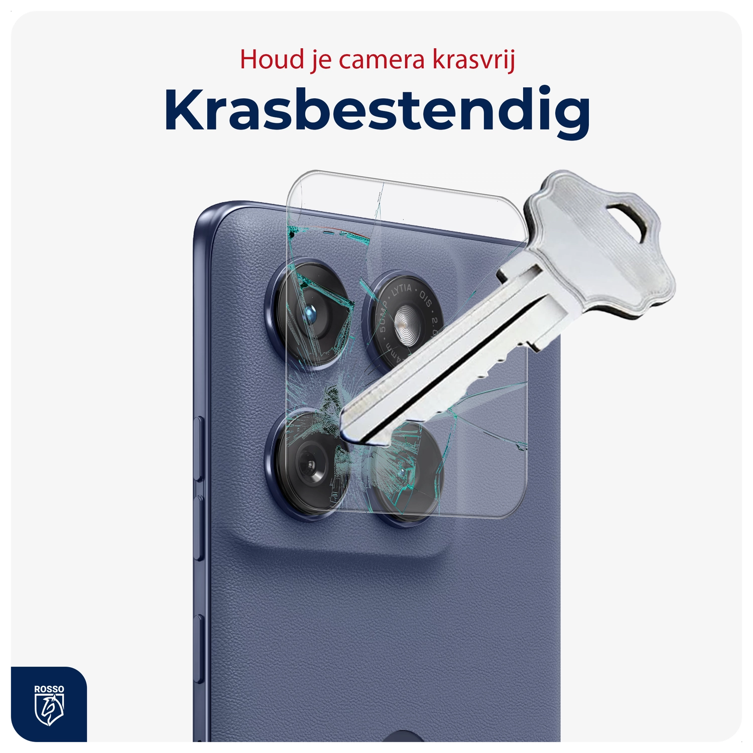 Rosso Motorola Edge 60 Camera Lens Protector Transparant afbeelding 7
