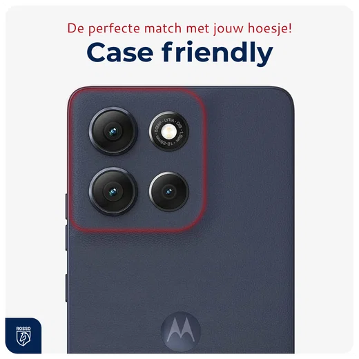 Rosso Motorola Moto G56 Camera Lens Protector Transparant afbeelding 5