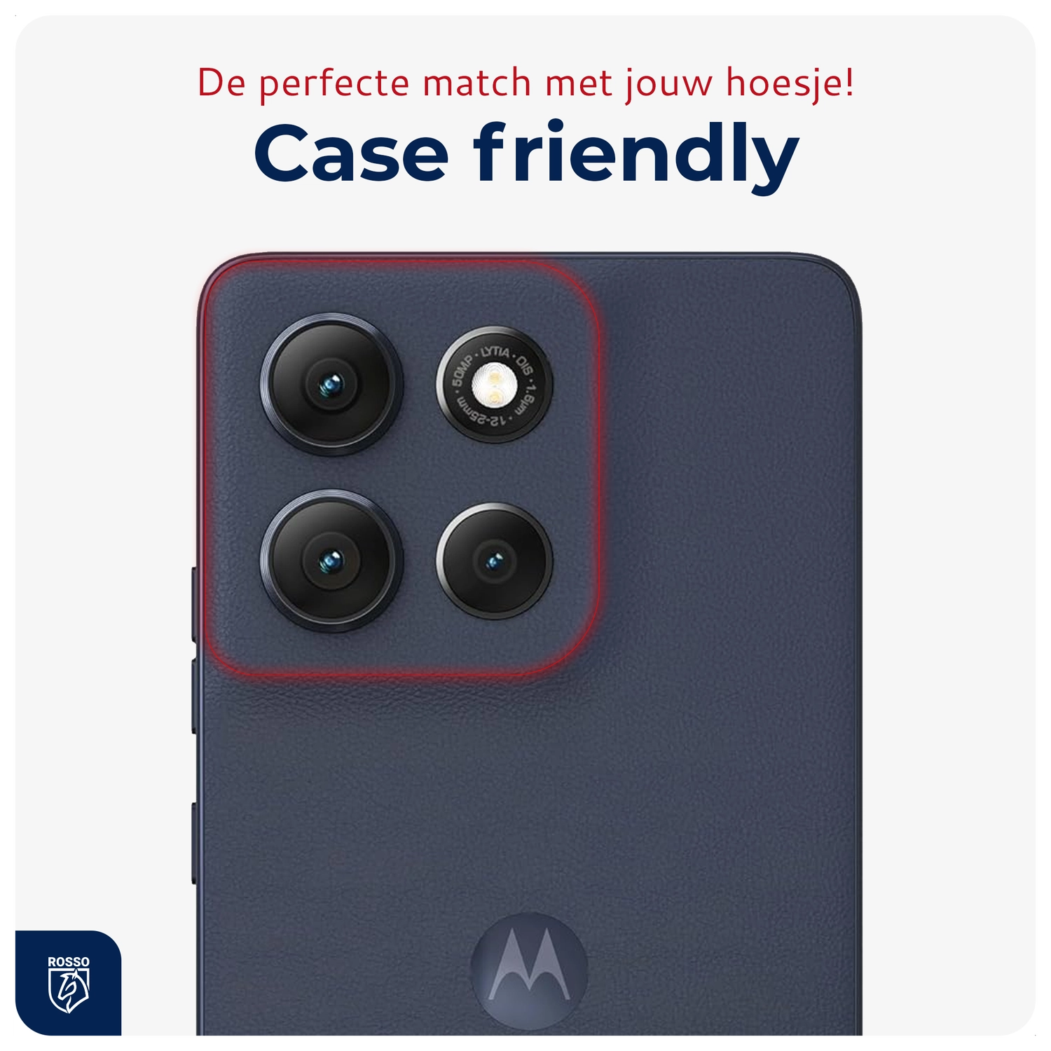 Rosso Motorola Moto G86 Camera Lens Protector Zwart afbeelding 5
