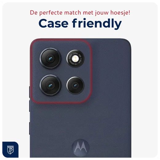 Rosso Motorola Moto G86 Camera Lens Protector Zwart afbeelding 5