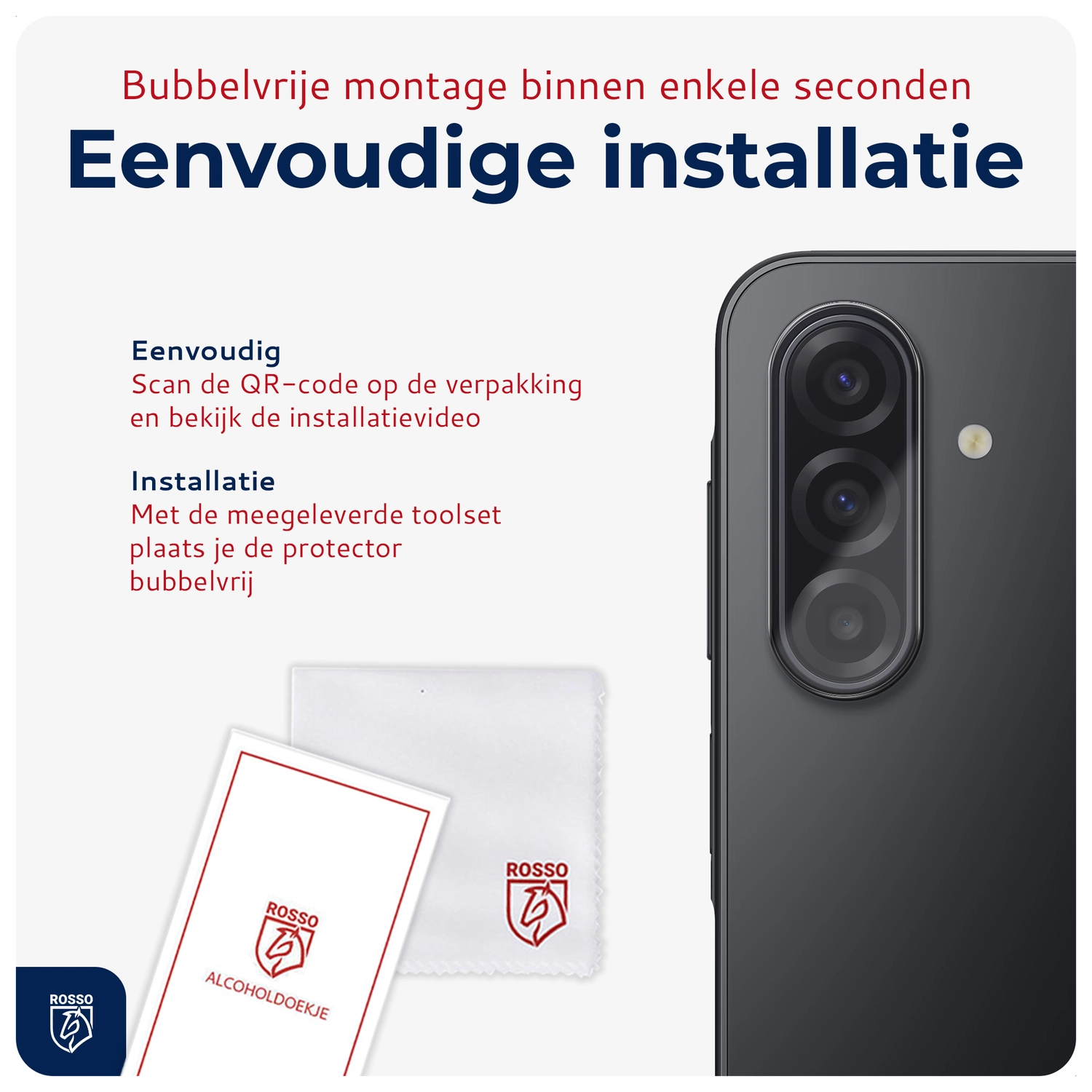 Rosso Samsung Galaxy A17 Camera Lens Protector Transparant afbeelding 5