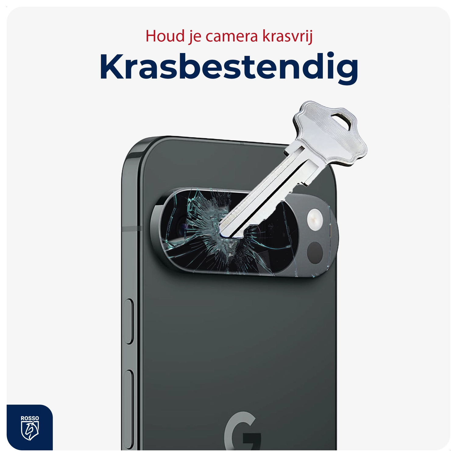 Rosso Google Pixel 10 Camera Lens Protector Transparant afbeelding 2
