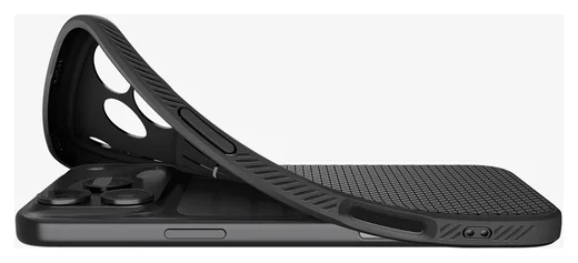 Spigen Liquid Air Apple iPhone 17 Pro Hoesje Back Cover Matte Zwart afbeelding 14