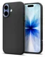 Spigen Liquid Air Apple iPhone 17 Hoesje Back Cover Matte Zwart