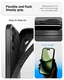 Spigen Liquid Air Apple iPhone 17 Hoesje Back Cover Matte Zwart afbeelding 5