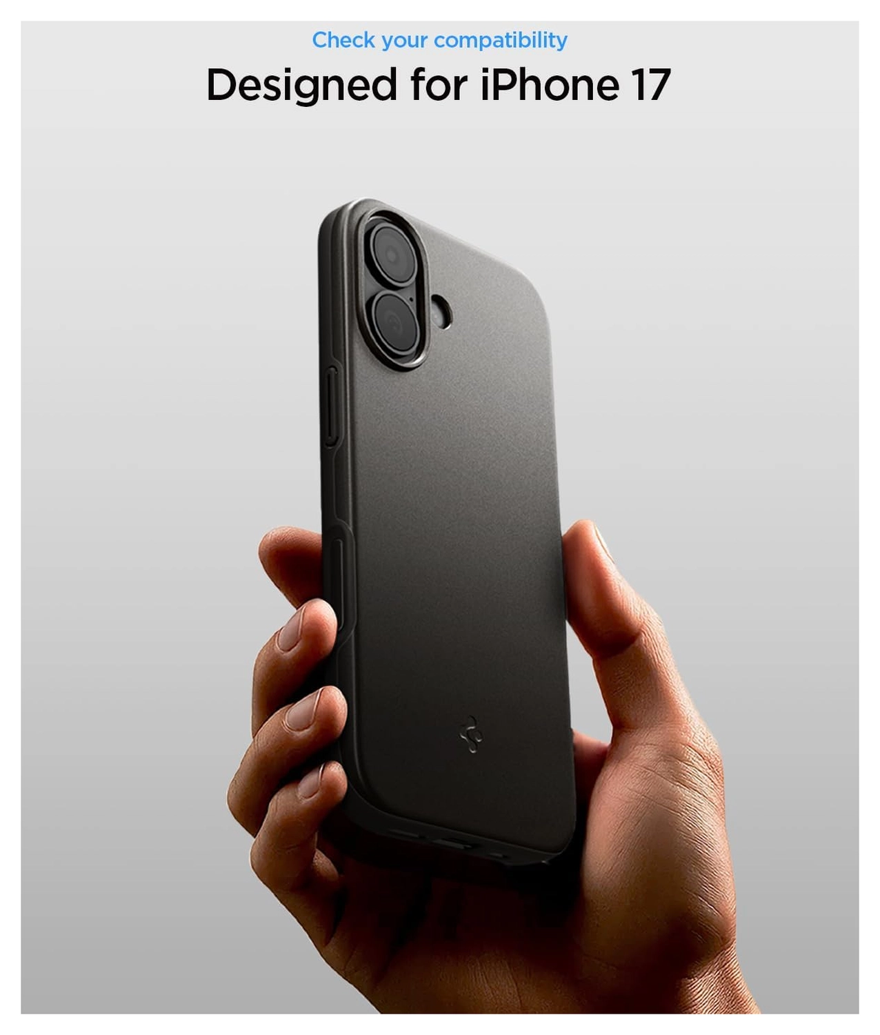 Spigen Thin Fit MagFit iPhone 17 Hoesje MagSafe Back Cover Gunmetal afbeelding 2