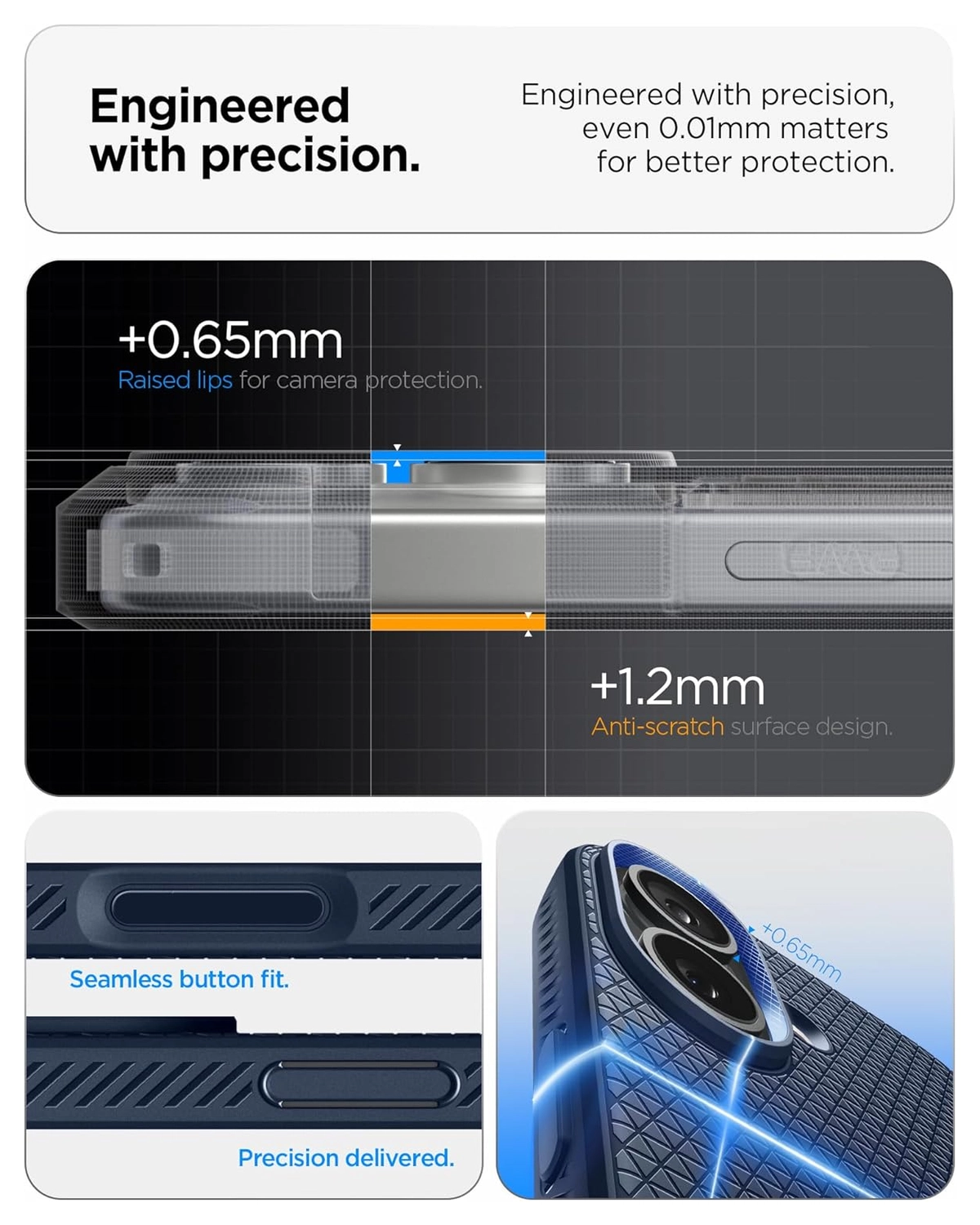 Spigen Liquid Air Apple iPhone 17 Hoesje Back Cover Blauw afbeelding 4