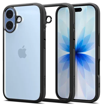 Spigen Ultra Hybrid Apple iPhone 17 Hoesje Back Cover Matte Zwart