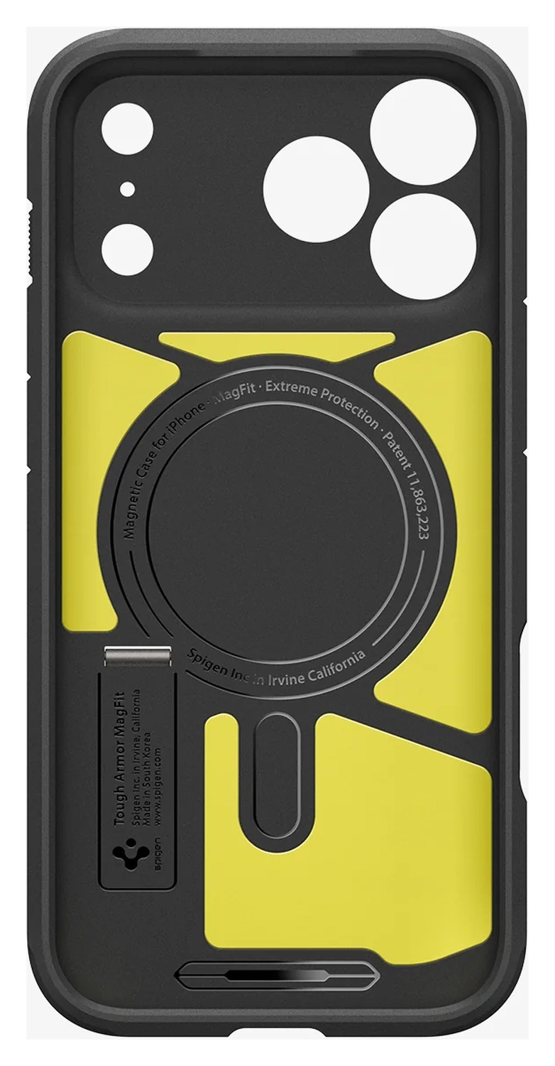 Spigen Tough Armor T MagFit iPhone 17 Pro Hoesje MagSafe Back Cover Zwart afbeelding 11