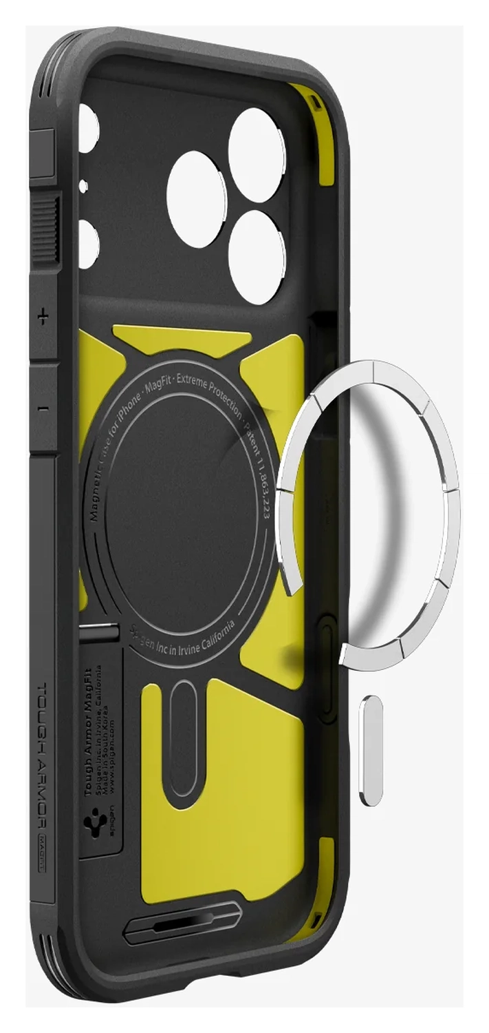 Spigen Tough Armor T MagFit iPhone 17 Pro Hoesje MagSafe Back Cover Zwart afbeelding 12