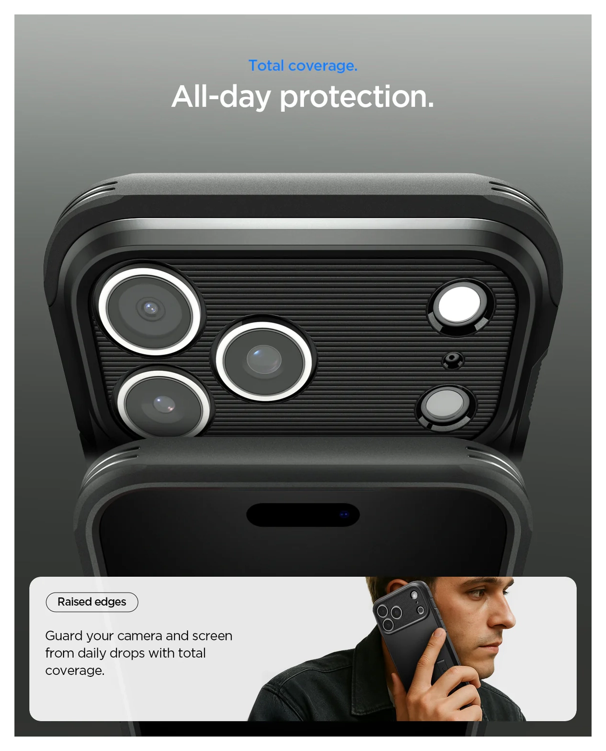 Spigen Tough Armor T MagFit iPhone 17 Pro Hoesje MagSafe Back Cover Zwart afbeelding 5