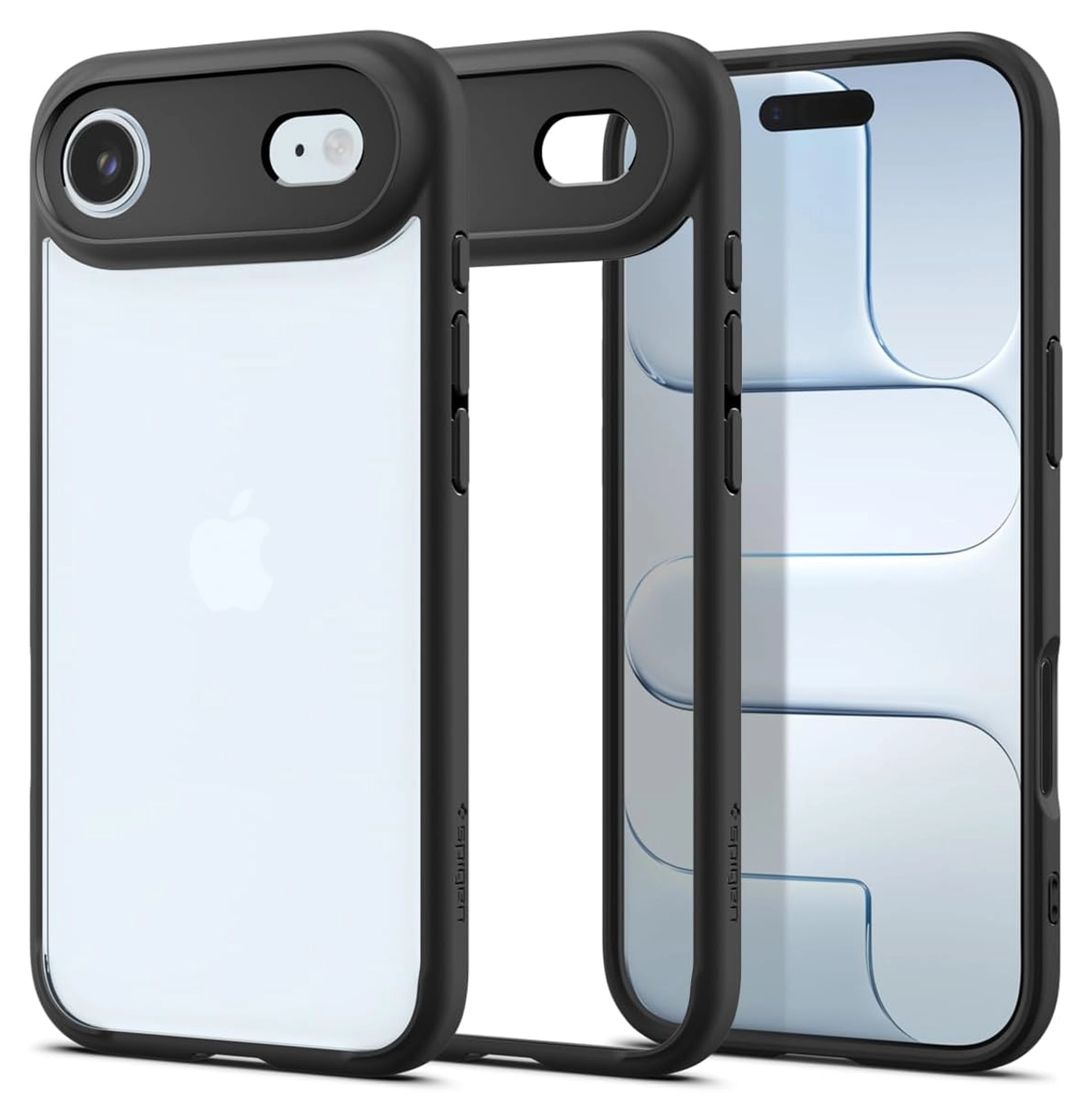 Spigen Ultra Hybrid Apple iPhone Air Hoesje Back Cover Matte Zwart afbeelding 1