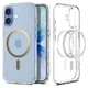 Spigen Ultra Hybrid MagFit Apple iPhone 17 Hoesje MagSafe Transparant Goud afbeelding 1