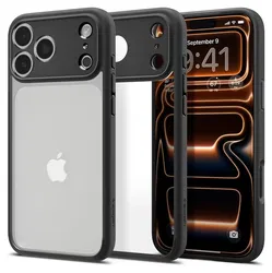 Spigen Ultra Hybrid Apple iPhone 17 Pro Hoesje Back Cover Matte Zwart afbeelding