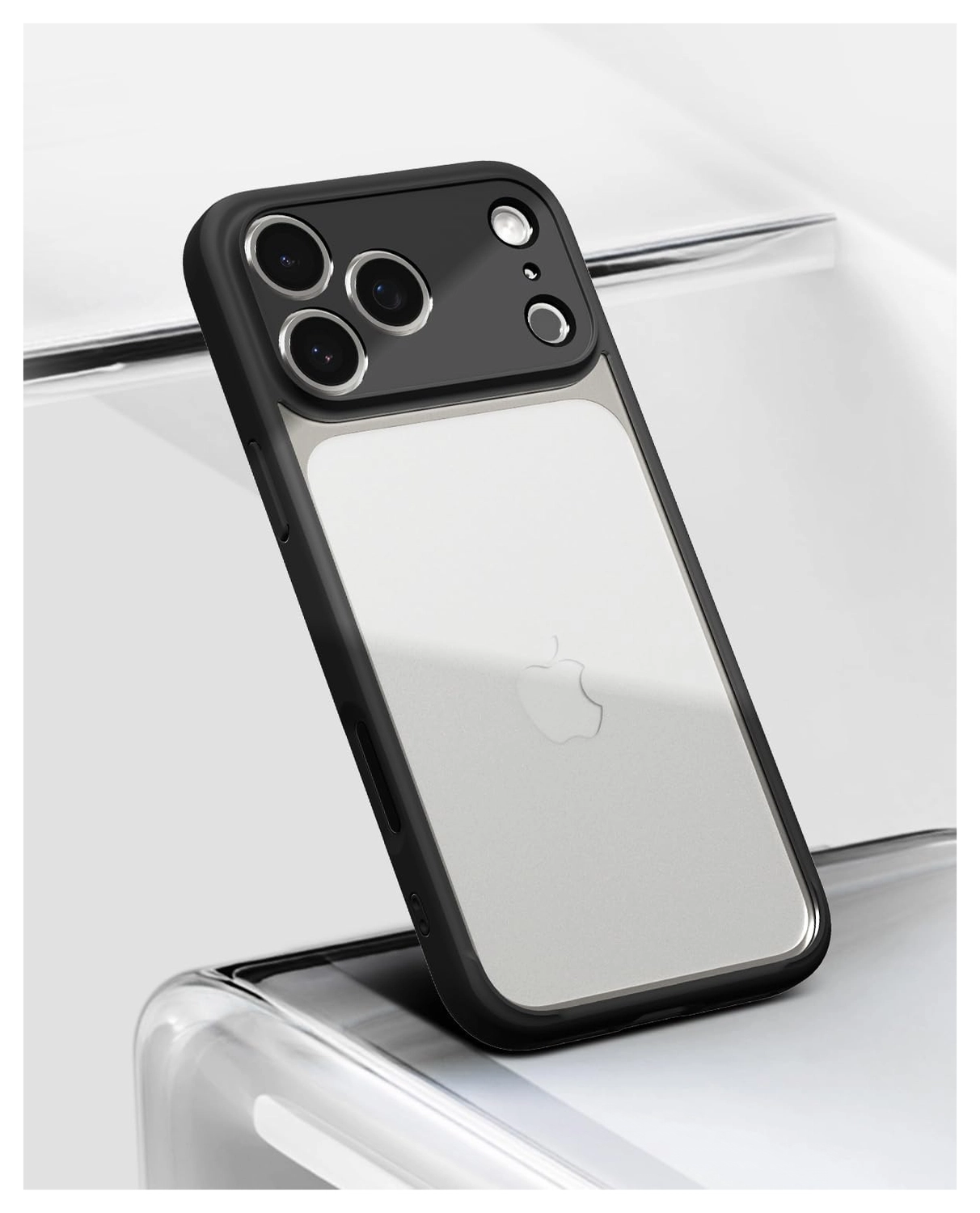 Spigen Ultra Hybrid Apple iPhone 17 Pro Hoesje Back Cover Matte Zwart afbeelding 7