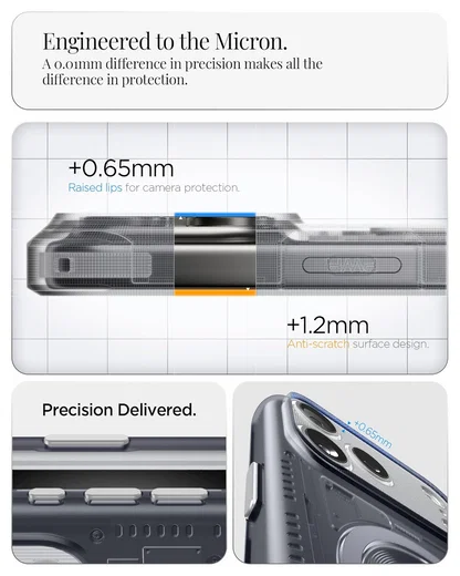 Spigen Classic C1 MagFit iPhone 17 Pro Hoesje MagSafe Grijs afbeelding 6