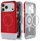 Spigen Classic C1 MagFit iPhone 17 Pro Hoesje MagSafe Rood afbeelding 1