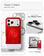 Spigen Classic C1 MagFit iPhone 17 Pro Hoesje MagSafe Rood afbeelding 2