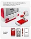 Spigen Classic C1 MagFit iPhone 17 Pro Hoesje MagSafe Rood afbeelding 5