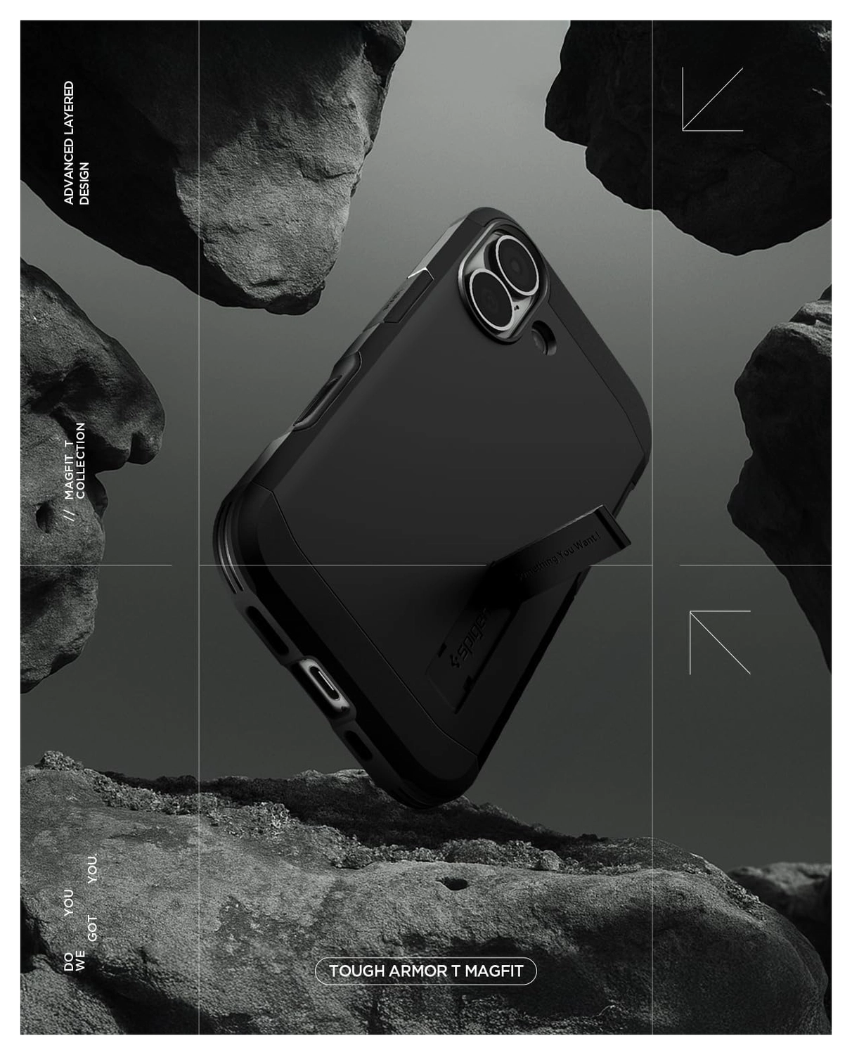 Spigen Tough Armor T Apple iPhone 17 Hoesje MagSafe Back Cover Zwart afbeelding 7