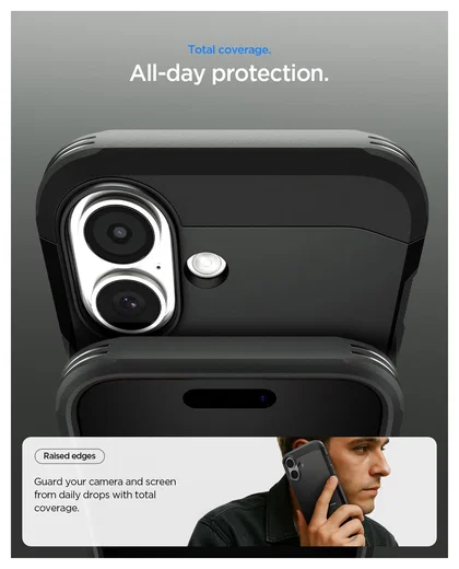 Spigen Tough Armor T Apple iPhone 17 Hoesje MagSafe Back Cover Zwart afbeelding 3