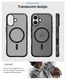 Spigen Ultra Hybrid MagFit Apple iPhone 17 Hoesje MagSafe Frost Zwart afbeelding 3