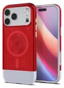 Spigen Classic C1 MagFit iPhone 17 Pro Max Hoesje MagSafe Rood