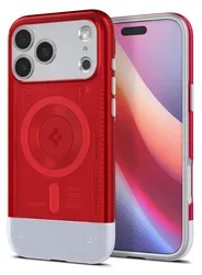 Spigen Classic C1 MagFit iPhone 17 Pro Max Hoesje MagSafe Rood afbeelding