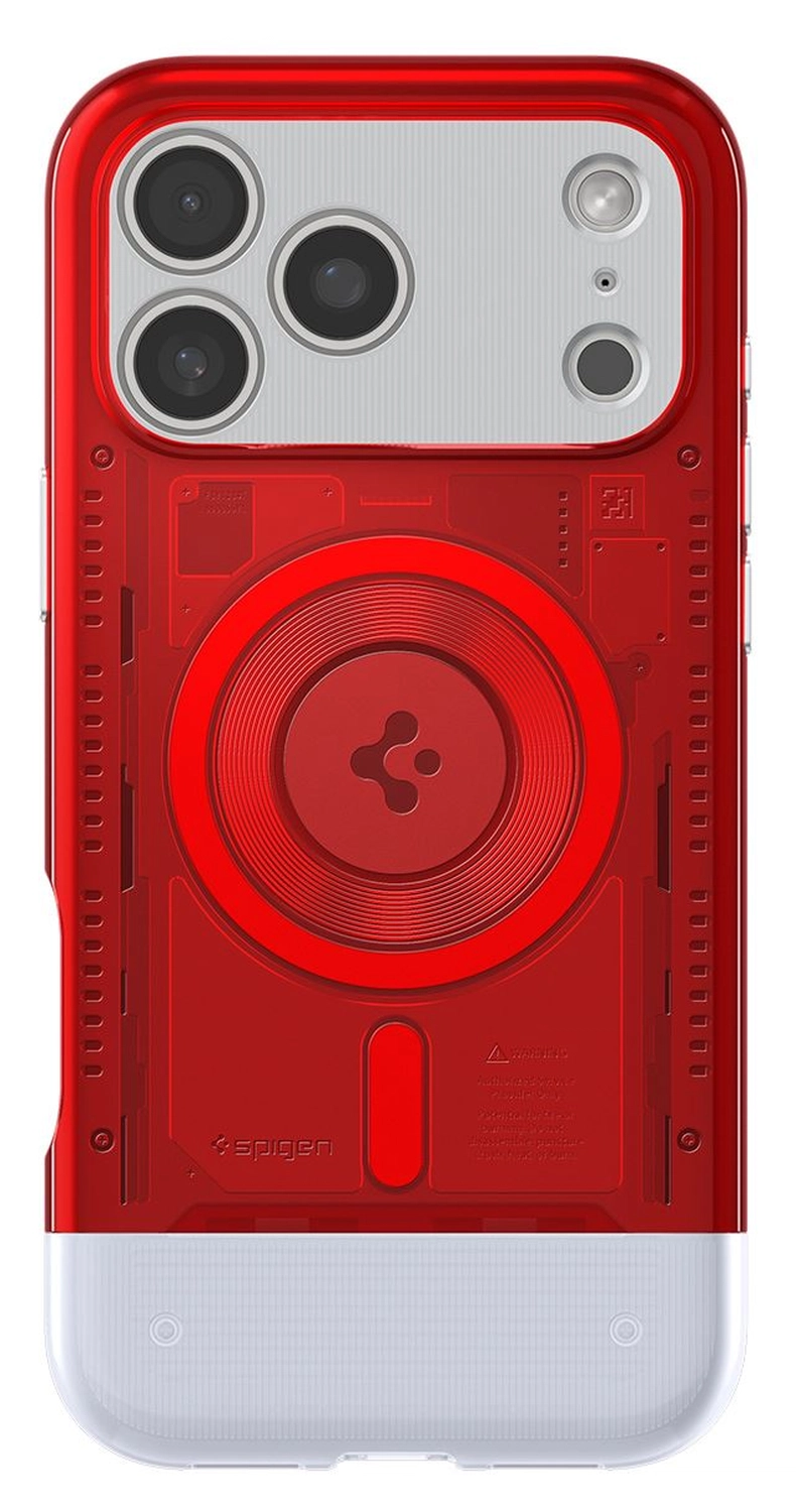 Spigen Classic C1 MagFit iPhone 17 Pro Max Hoesje MagSafe Rood afbeelding 2